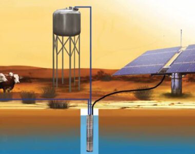 Solarbetriebene Wasserversorgung