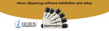 Heron dipperLog software installation and setup